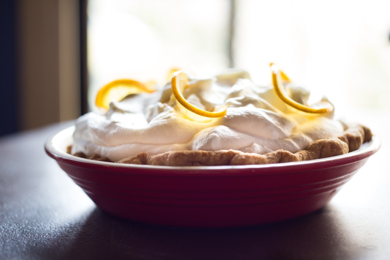 Lemon Cloud Pie...a refreshing and light dessert, perfect for warm summer nights! | www.feastingathome.com