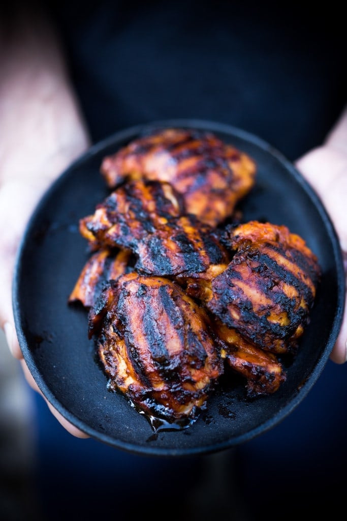 Grilled Indonesian Style Sambal Chicken, and easy flavorful recipe that can be made in 30 minutes. | www.feastingathome.com