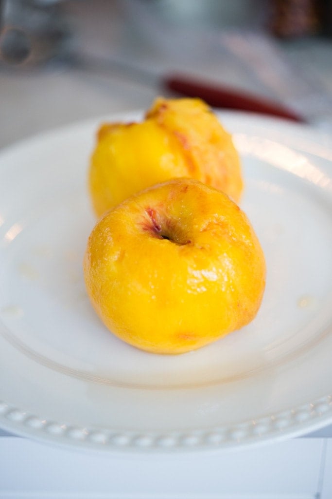 How to peel peaches quickly and easily!