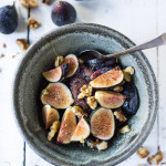 15 Vegan Breakfasts! |Teff Porridge with fresh figs, maple and walnuts-- an easy, vegan protein packed breakfast! Gluten Free, Vegan! | #teff #porridge #veganbreakfast #healthybreakfast www.feastingathome.com