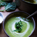 20 Delicious Healthy Lunches! | Zucchini Basil Soup. Make this ahead for the busy workweek and keep it vegan or swirl in a little yogurt. A healthy delicious lunch recipe! #zucchini #zucchinisoup #healthylunch #healthylunches