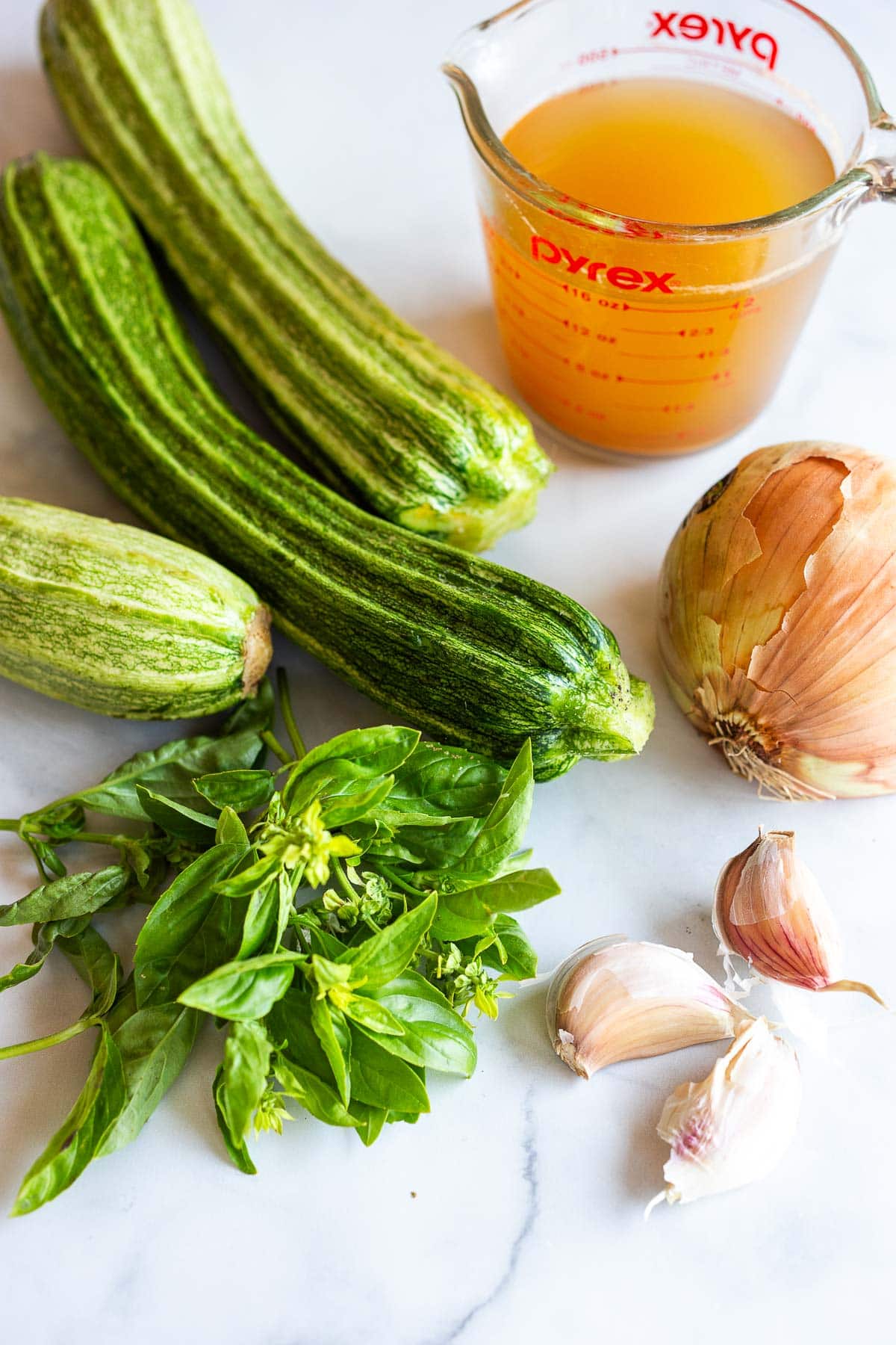 zucchini Soup ingredients