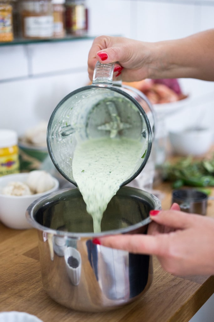 cilantro yogurt sauce-213