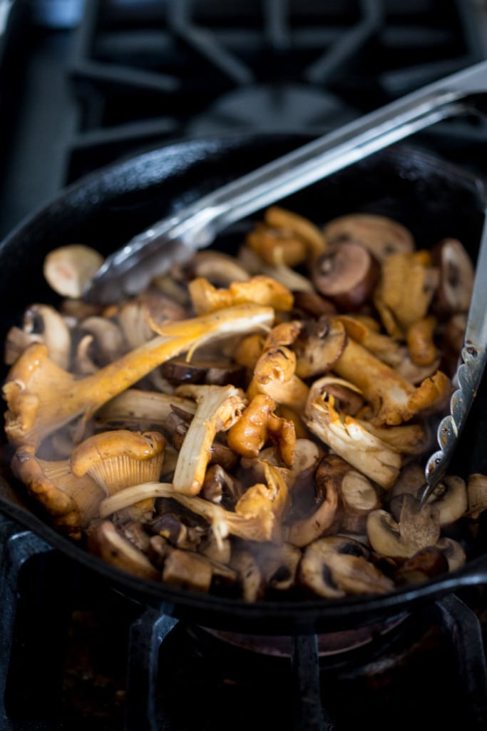 Rosemary Garlic Beef Roast with Wild Mushrooms , a simple elegant recipe perfect for your holiday dinner. | www.feastingathome.com