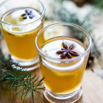 A Long Winter's Nap- a cozy Bourbon cocktail with maple syrup, ginger, and star anise that can be served warm or chilled.