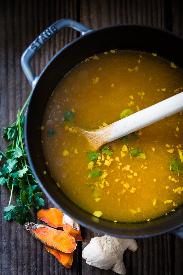 turmeric broth detox soup feasting at home