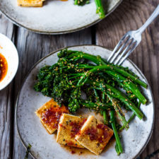 Chili Garlic Tofu with Broccolini-image