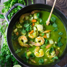 Peruvian Seafood Stew with Cilantro Broth-image