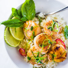 Seared Scallops with Coconut-Lemongrass Sauce