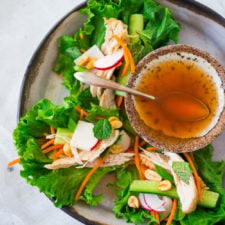 Vietnamese Chicken Lettuce wraps ( or Tofu!)