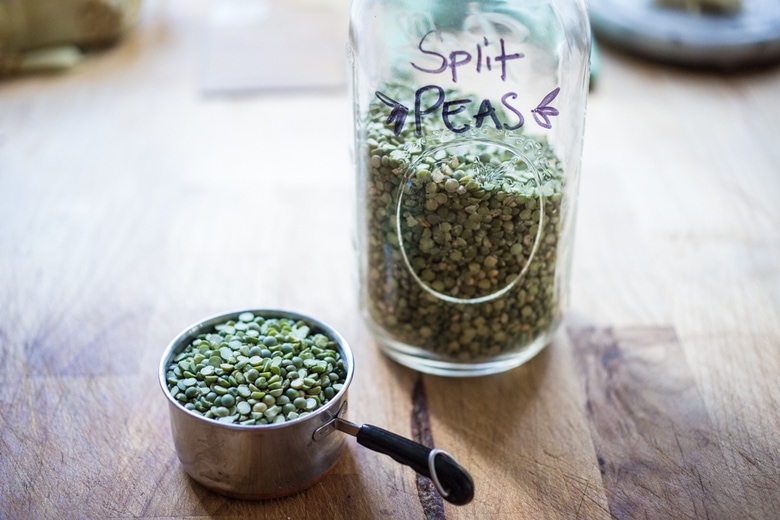 Simple tasty Split Pea Soup with Tarragon and Fennel | www.feastingathome.com