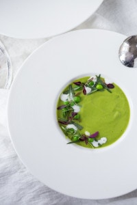 Simple tasty Split Pea Soup with Tarragon and Fennel | www.feastingathome.com