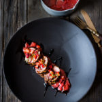 Grilled Pork Loin with Rosemary and Strawberries | www.feastingathome.com