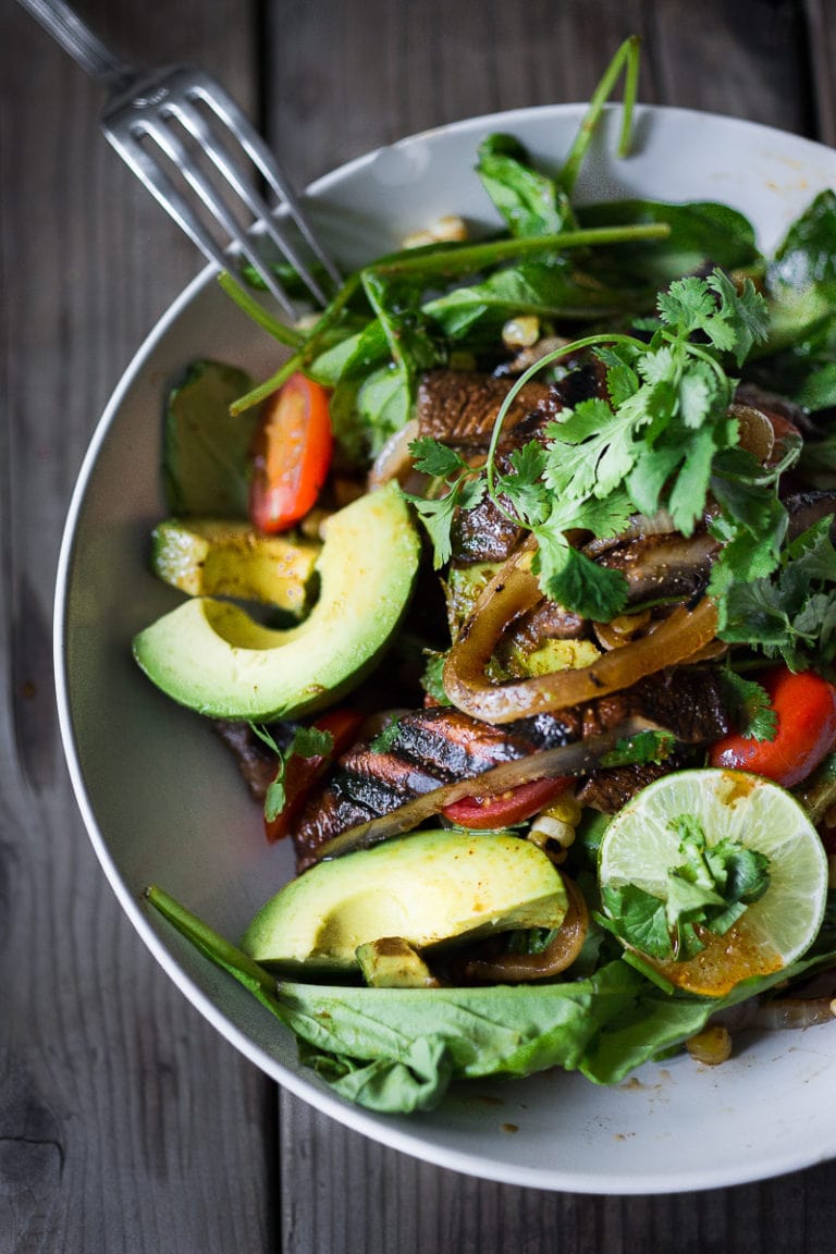 Grilled Portobello Mushroom Salad Feasting At Home