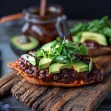 Black Bean Stuffed Sweet Potatoes