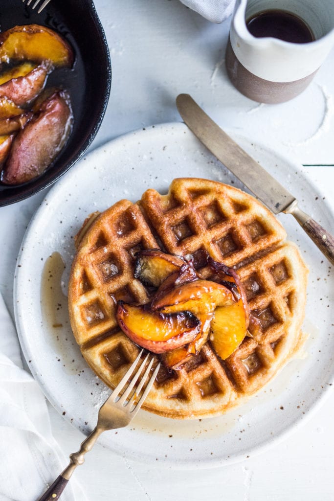 Sourdough waffles 