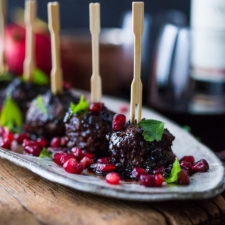 Moroccan Meatballs with Pomegranate glaze-image