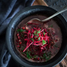Healing Lentil Beet Soup