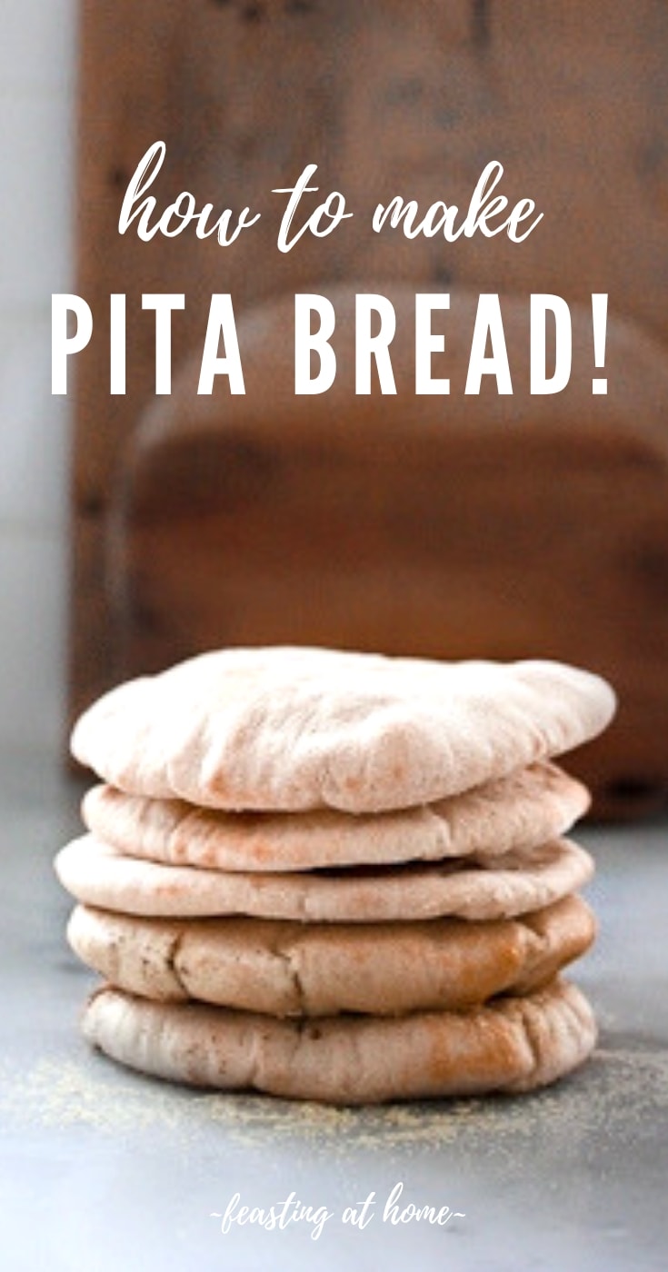 Simple Homemade Pita Bread! Feasting At Home