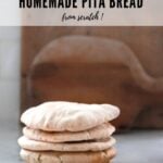 How to make homemade pita bread- a simple step by step recipe that turns out perfect every time! #pitabread #pitarecipe #bestpitabread #easypitabread