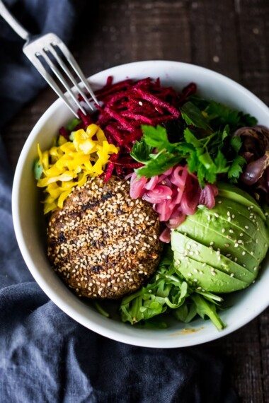 Burger in a Bowl | www.feastingathome.com