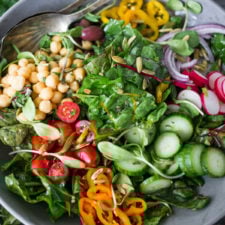 Mediterranean Swiss Chard Salad -image