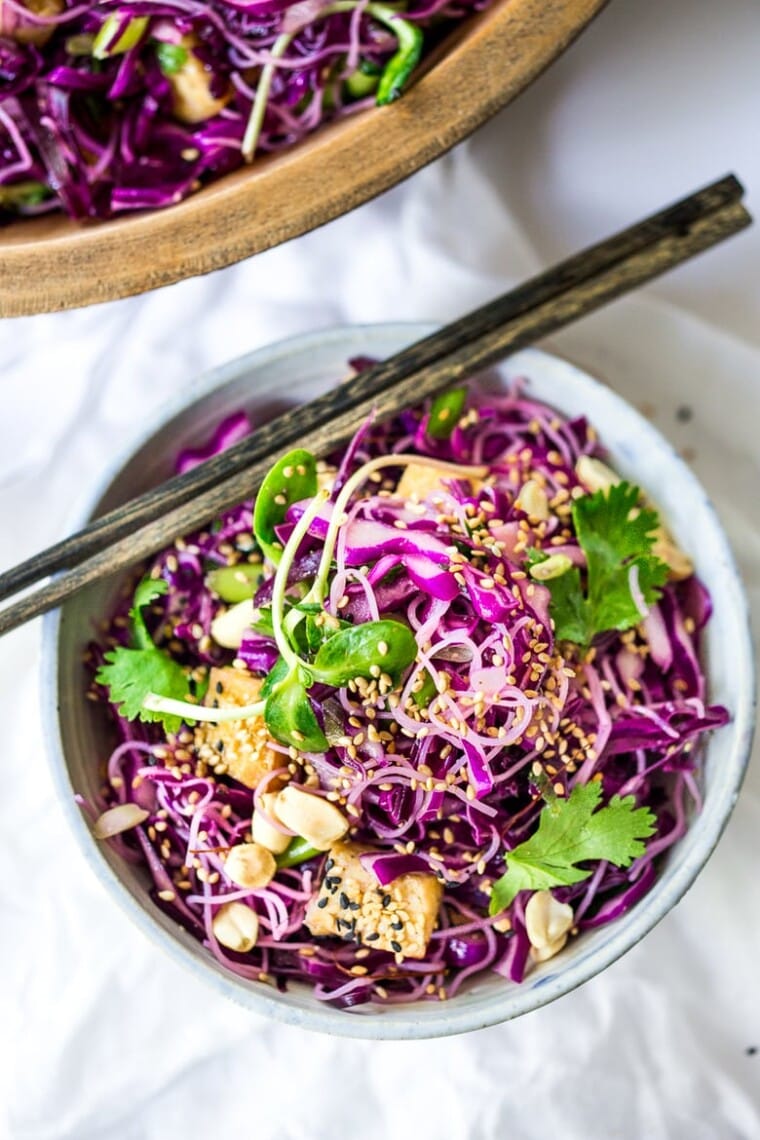 Sesame Cabbage Noodle Salad Feasting At Home