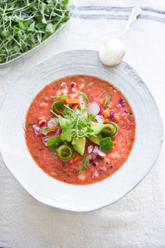 Watermelon Gazpacho Feasting At Home