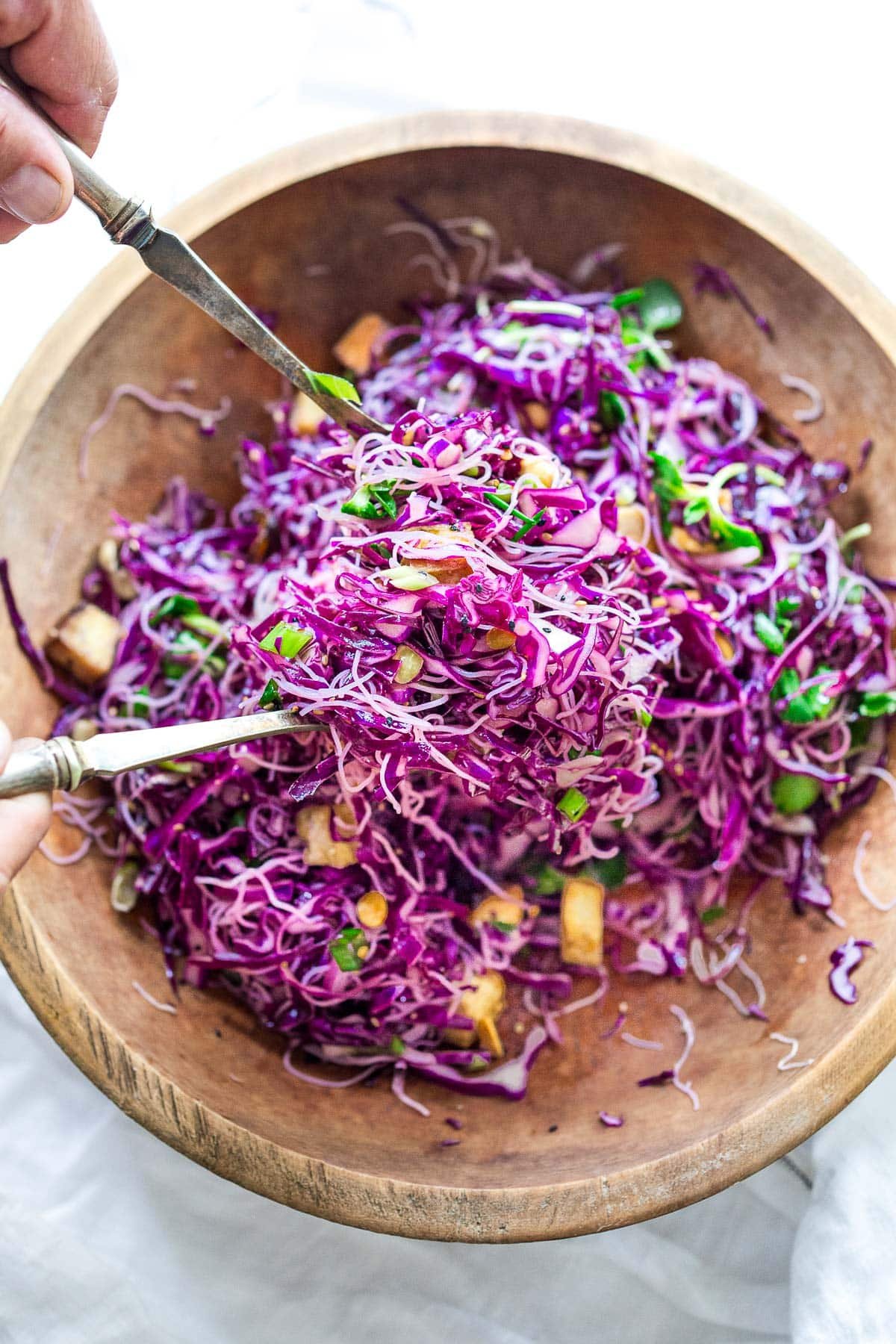 Toss to combine the whole salad.