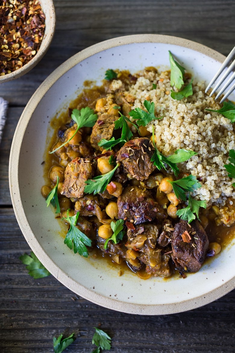 Comfort food Fall recipe 30 COMFORT FOOD RECIPES for Fall | Middle Eastern Lamb Stew made in and Instant Pot. Comforting and flavorful, perfect for fall nights.