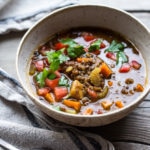 Make Life Simple Instant Pot Lentil Soup- vegan, gluten free and infused with Middle Eastern Spices!