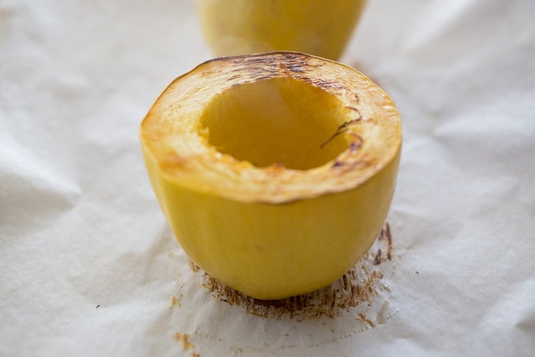 roast open side down, then flip over at the end to dry it out.