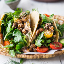 Middle Eastern Salad Tacos-image