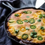 Easy Skillet Tamale Pie, full of flavor and perfect for weeknights!