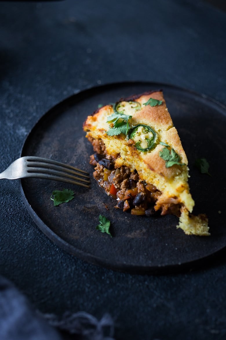  Tamale Pie with cornbread crust. 