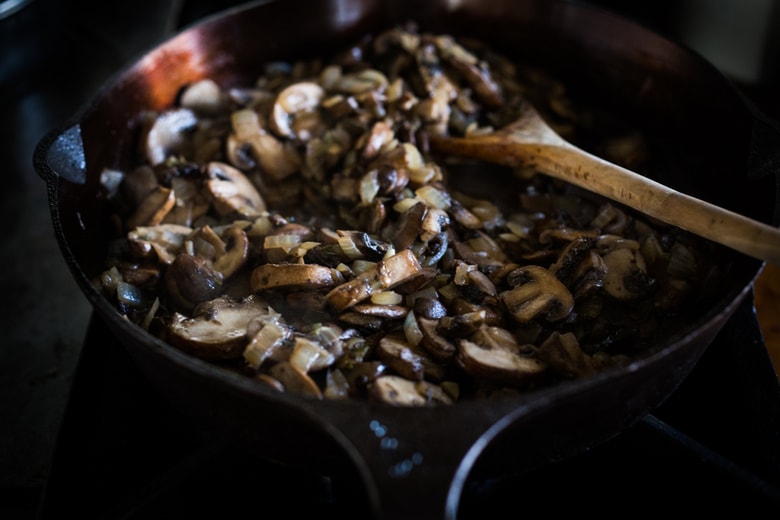 Mushroom Wellington with Rosemary and Pecans- a simple, tasty vegan main dish, that can be made ahead, perfect for holiday gatherings! | www.feastingathome.com