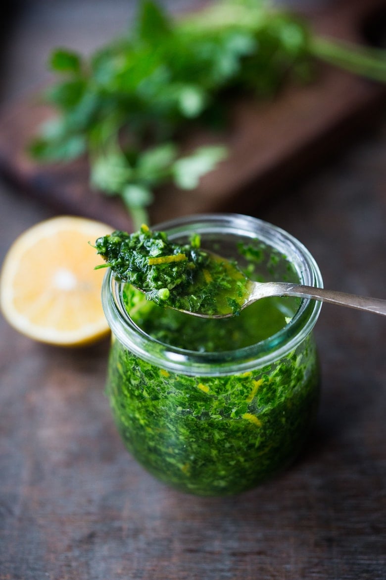 Gremolata in a jar