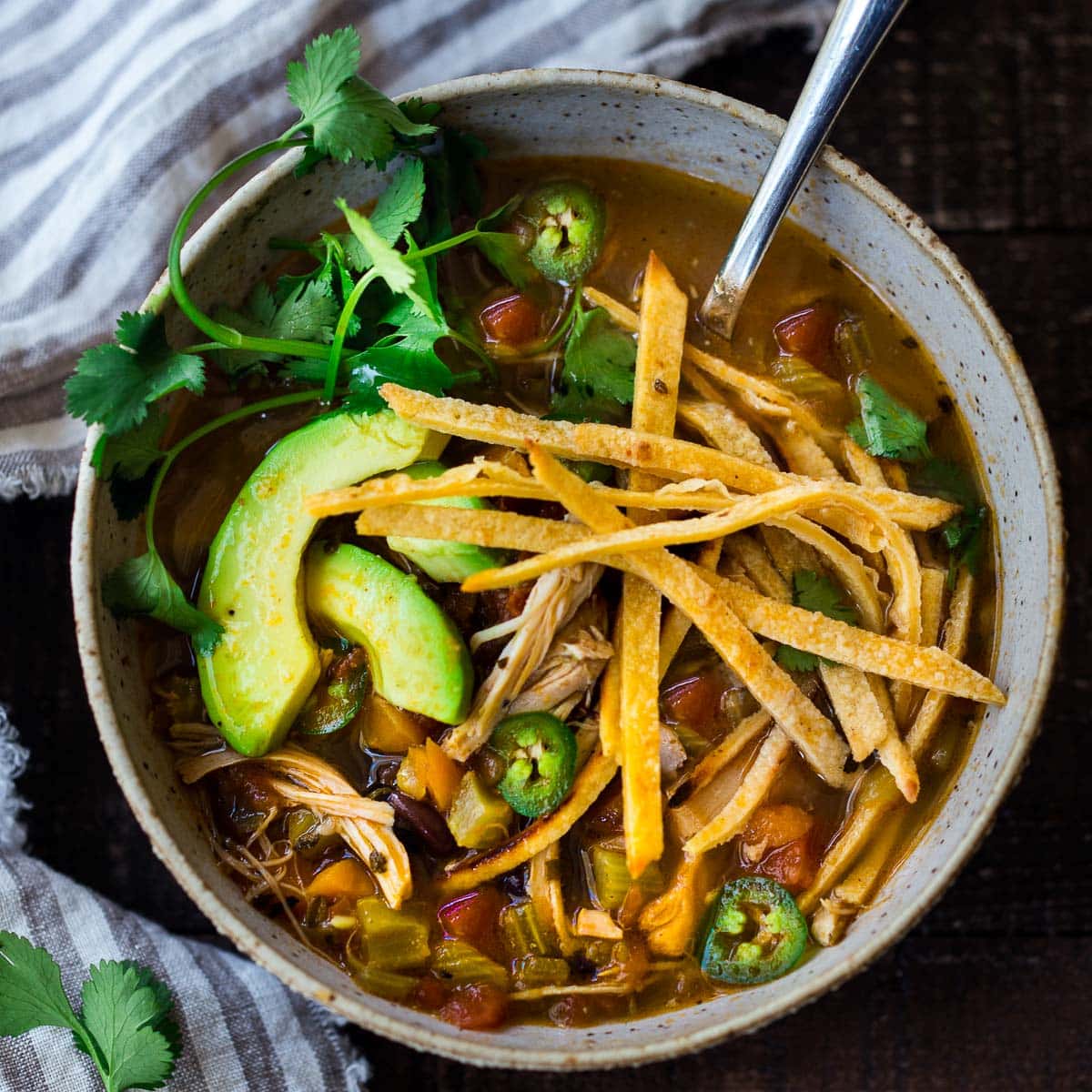 Instant Pot Whole Chicken Soup - FRESH. OUT.