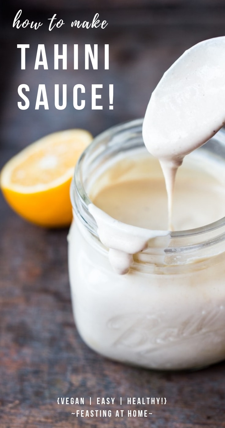 Easy Tahini Sauce Recipe Feasting At Home