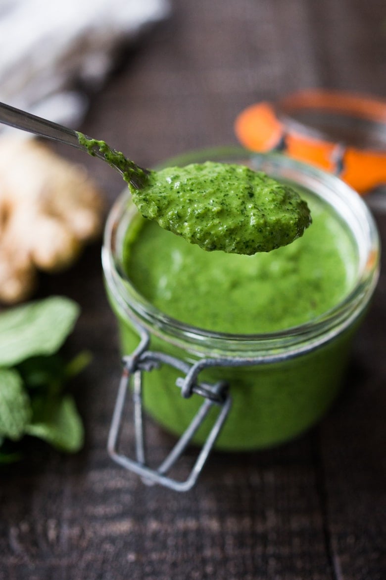 Cilantro Mint Chutney Recipe