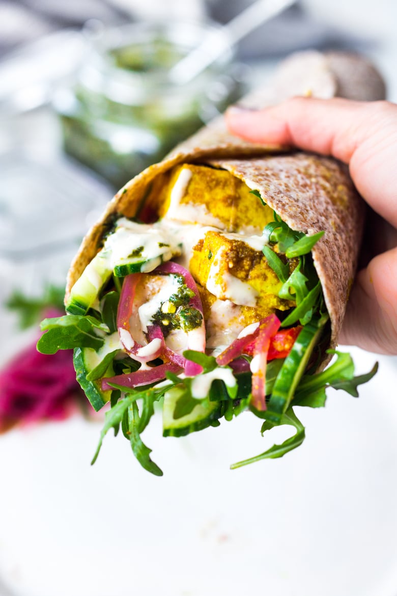 Baked Chicken Shawarma (Vegan adaptable!)