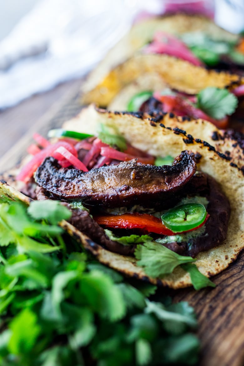 Sheet Pan Portobellos Tacos- vegan!