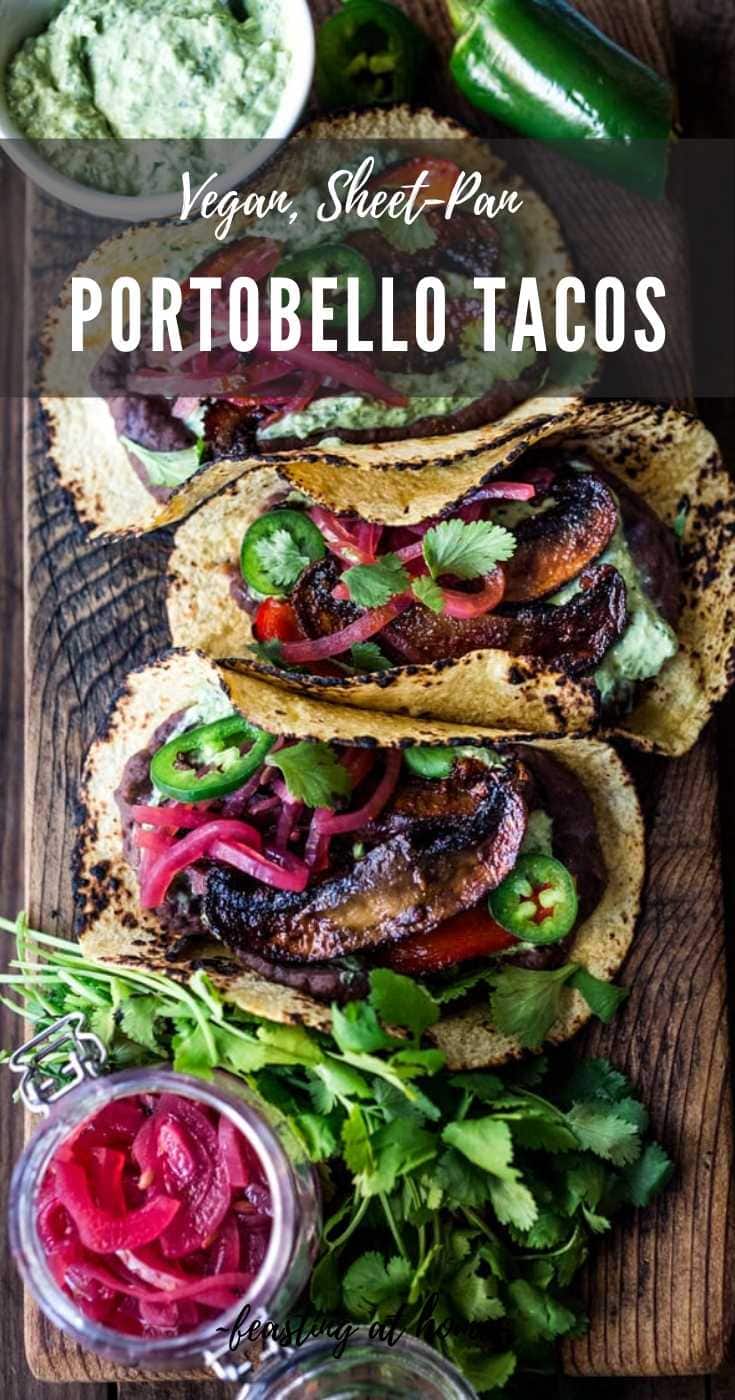 Chipotle Portobello Tacos (Vegan!)