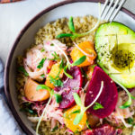 Beet Orange and Fennel Salad- an energizing salad that can be repurposed into grain bowls for mid week lunches.