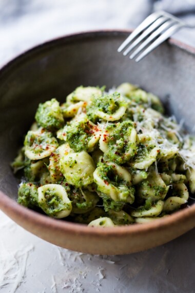 Broccoli Pasta with Orecchiete | Feasting At Home