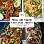 easy sheet pan dinners for busy nights.