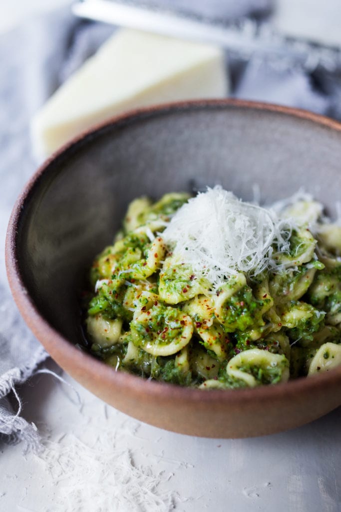 Orecchiette Pasta with Broccoli Sauce Feasting At Home