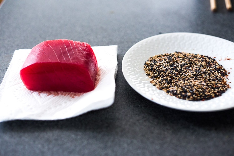 how to seared ahi tuna