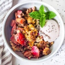 Strawberry Rhubarb Crisp