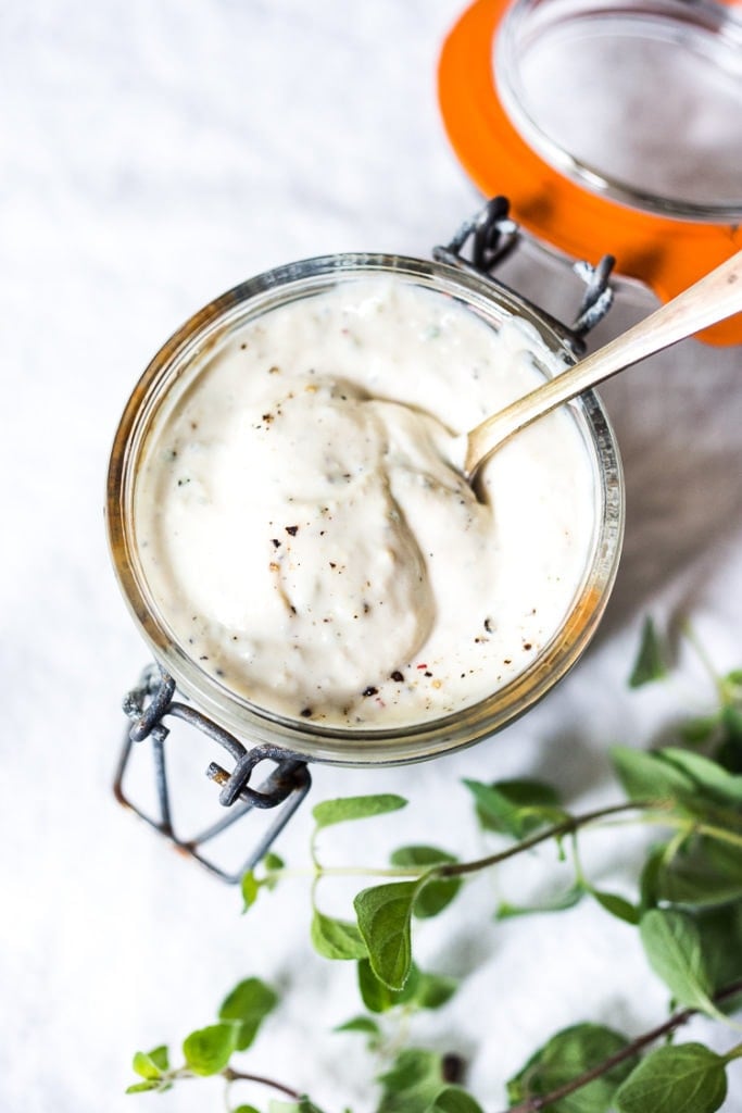 50 Delicious Tofu Recipes: Vegan Ranch Dressing.